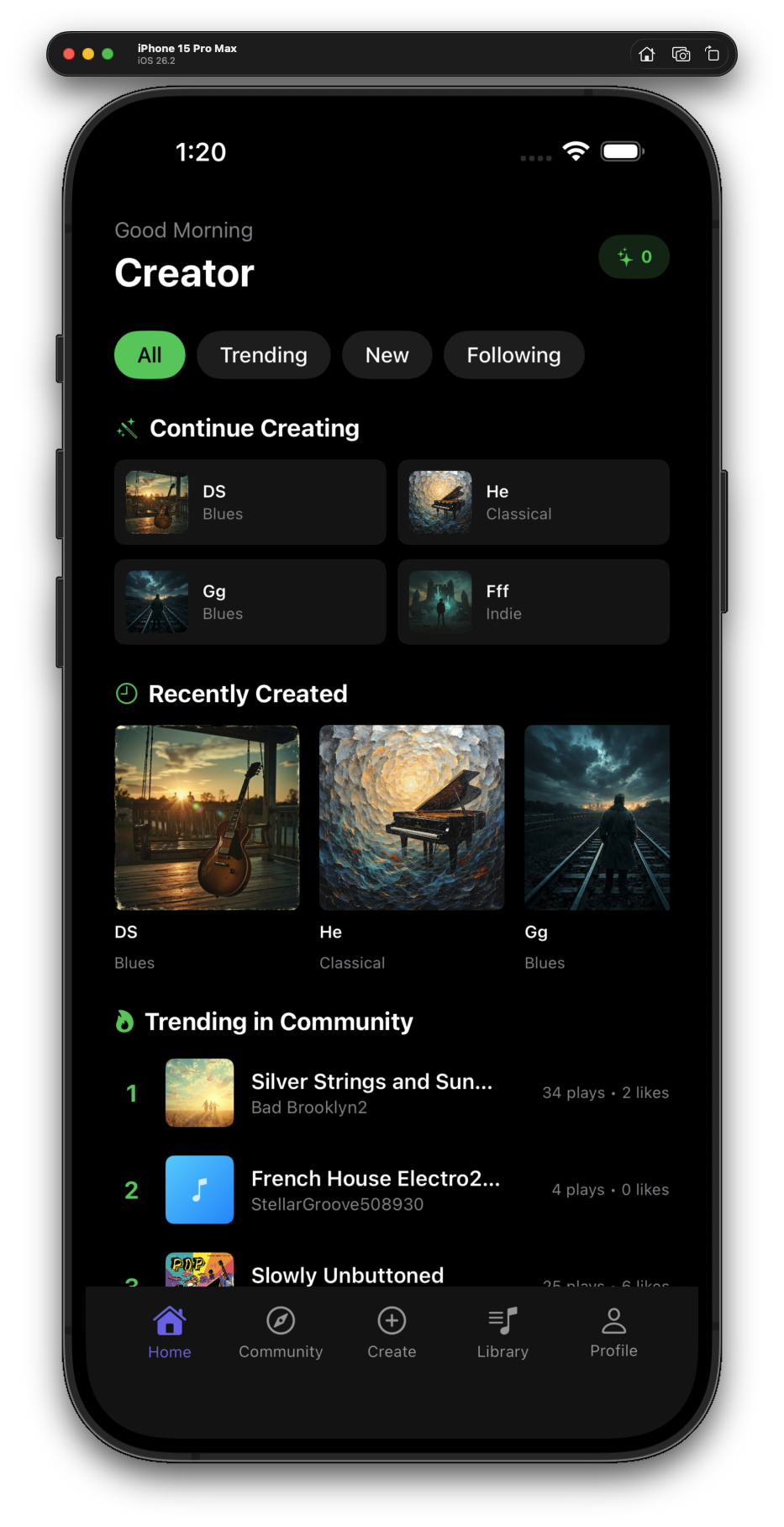 SENIA Music Maker App